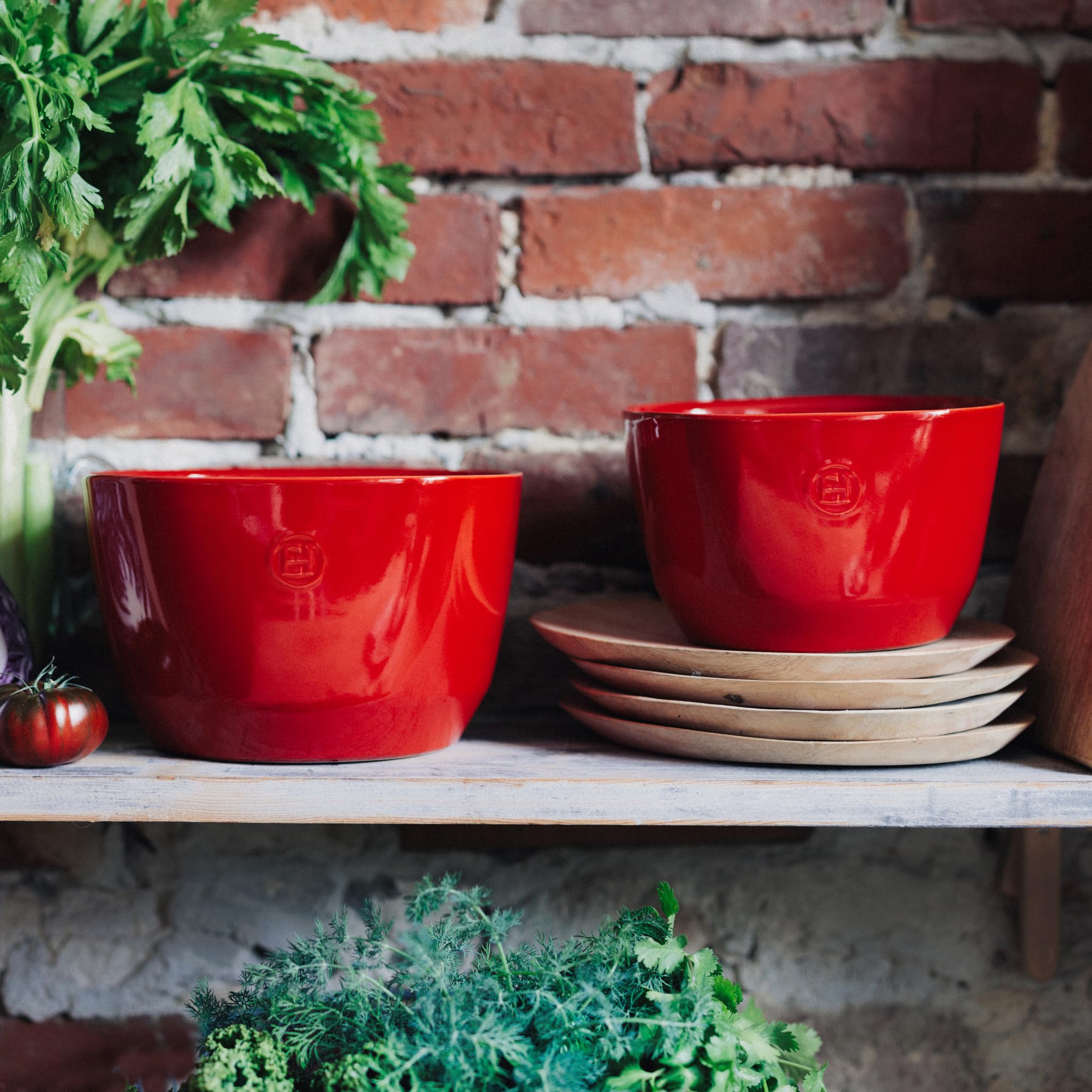 Amazon.com | Emile Henry Made in France Ceramic Small Salad Bowl